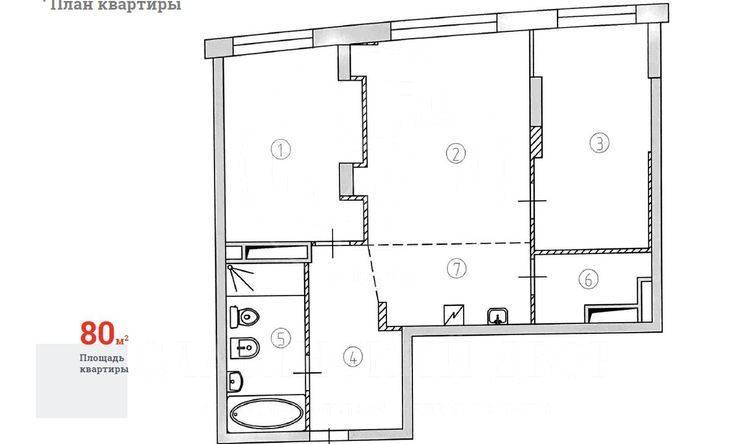 Лот-6737-109532 Продажа квартиры Ленинский проспект
