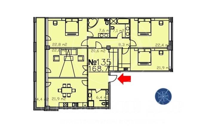 Лот-7004-109625 Продажа квартиры Замоскворечье, Якиманка