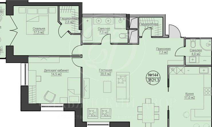 Лот-9269-114707 Продажа квартиры Басманный