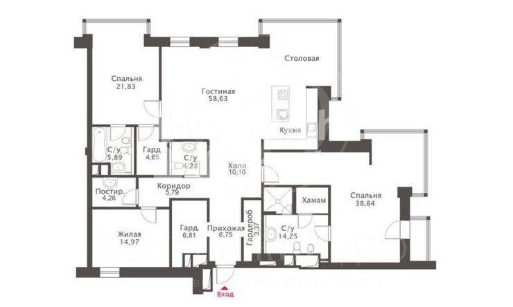 Лот-9657-121844 Продажа квартиры Остоженка