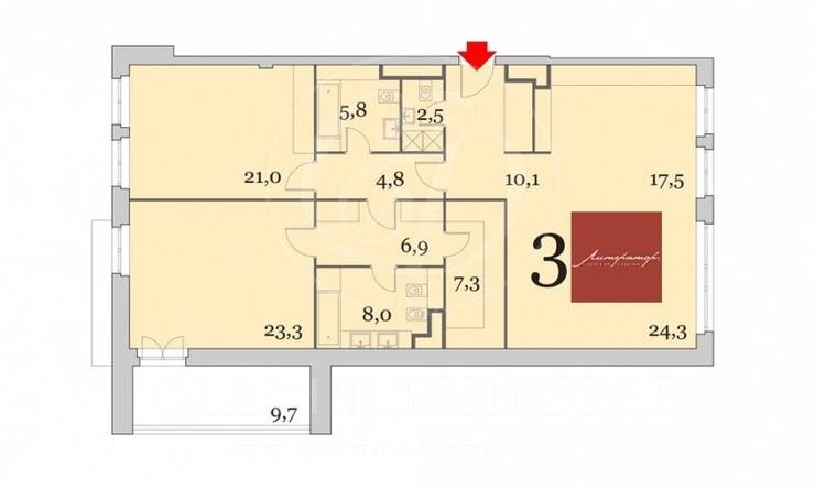 Лот-9655-122403 Продажа квартиры Хамовники, Плющиха