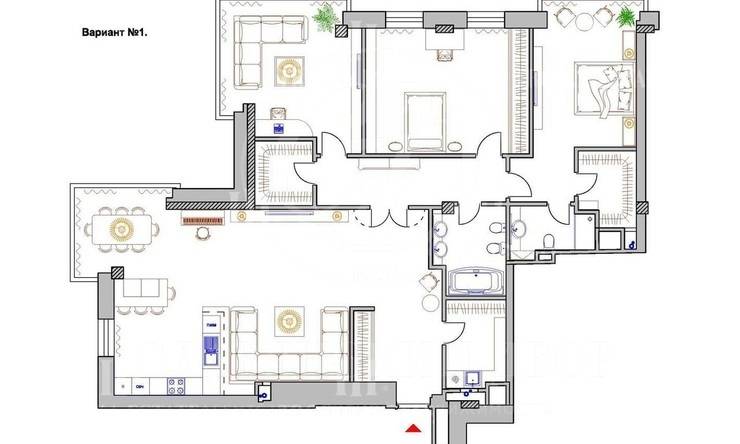 Лот-9712-126354 Продажа квартиры Арбат, Смоленская