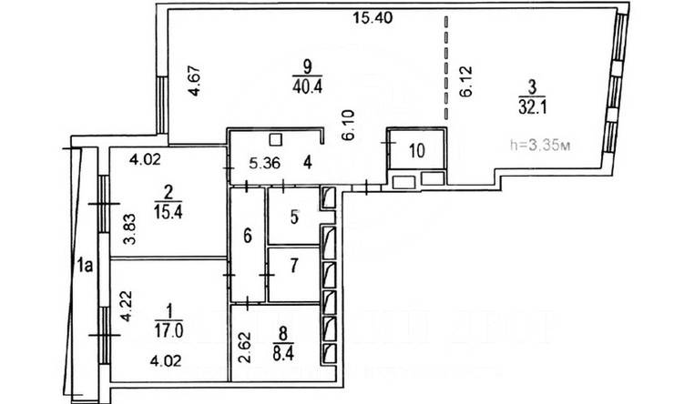 Лот-10205-148986 Продажа квартиры Остоженка