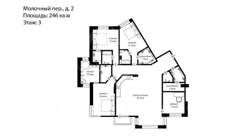 Лот-10234-150062 Продажа квартиры Остоженка