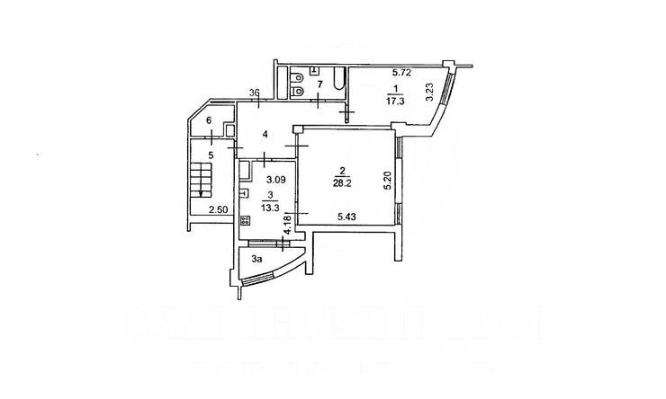Лот-10536-166176 Продажа квартиры Хамовники, Плющиха
