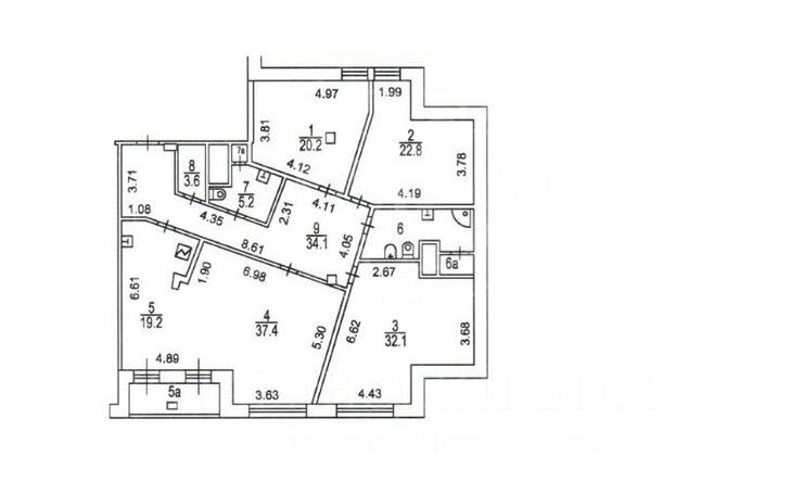 Лот-10221-176790 Продажа квартиры Остоженка