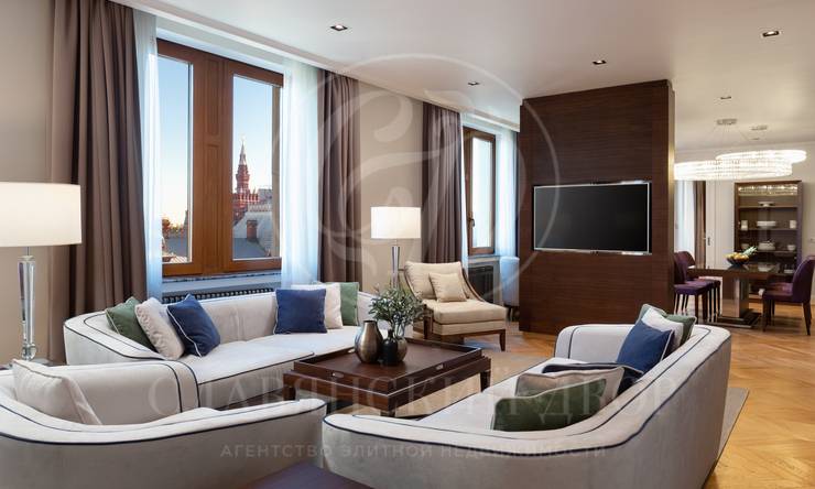 Эксклюзивные апартаменты с видом на Кремль в  Residences Moscow