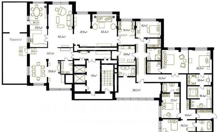 Лот-8352-191010 Продажа квартиры Замоскворечье, Якиманка