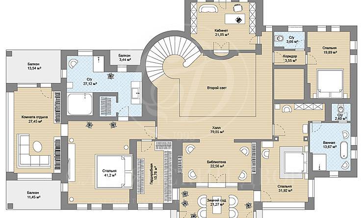 Лот-7578-215326 продажа дома Рублево-Успенское шоссе Петрово-Дальнее