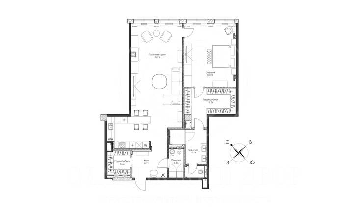 Лот-8309-223733 Продажа квартиры Замоскворечье, Якиманка