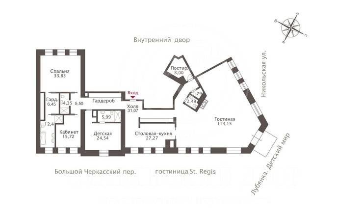 Лот-7027-227415 Продажа квартиры Кузнецкий мост, Лубянка