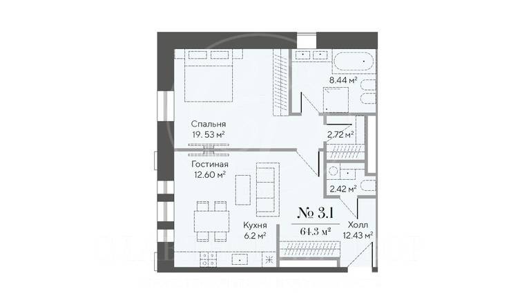Лот-11666-227548 Продажа квартиры Белорусский