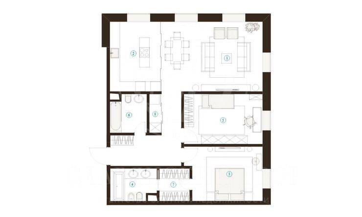 Лот-11755-233214 Продажа квартиры Замоскворечье, Якиманка