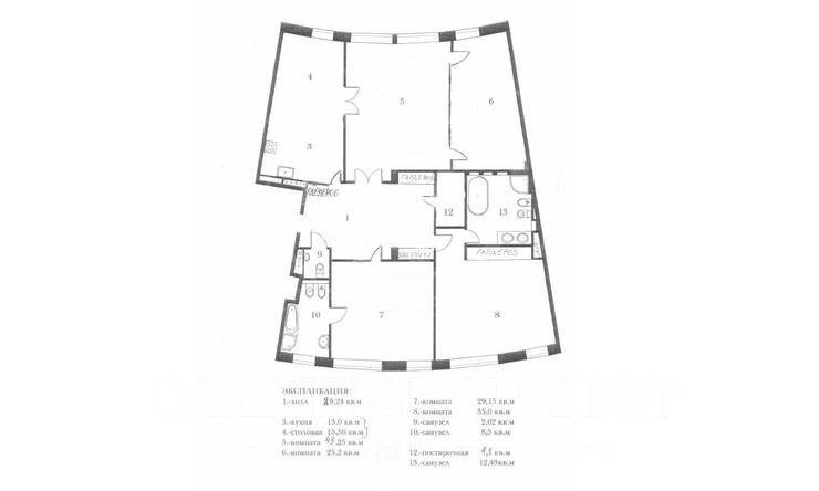 Лот-6969-234664 Аренда квартиры Остоженка