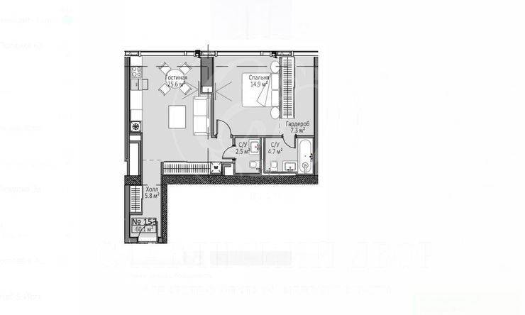 Лот-11786-235891 Продажа квартиры Москва Сити