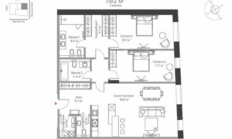 Лот-8877-238253 Продажа квартиры Хамовники, Плющиха