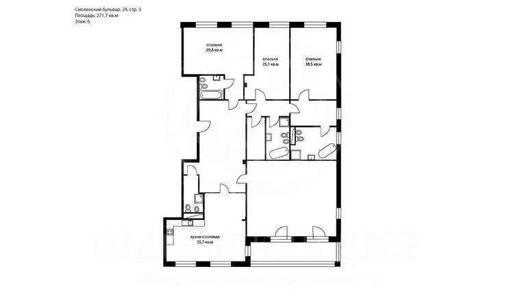 Лот-11657-242888 Продажа квартиры Арбат, Смоленская