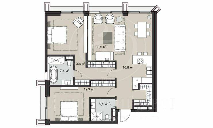 Лот-9635-243674 Продажа квартиры Замоскворечье, Якиманка