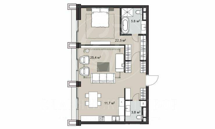 Лот-9639-243676 Продажа квартиры Замоскворечье, Якиманка