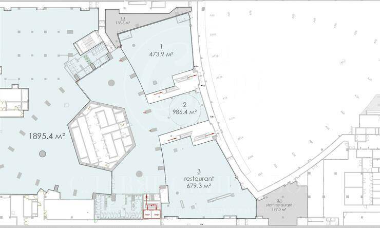 аренда  ЗАО Международная Пресненская наб.