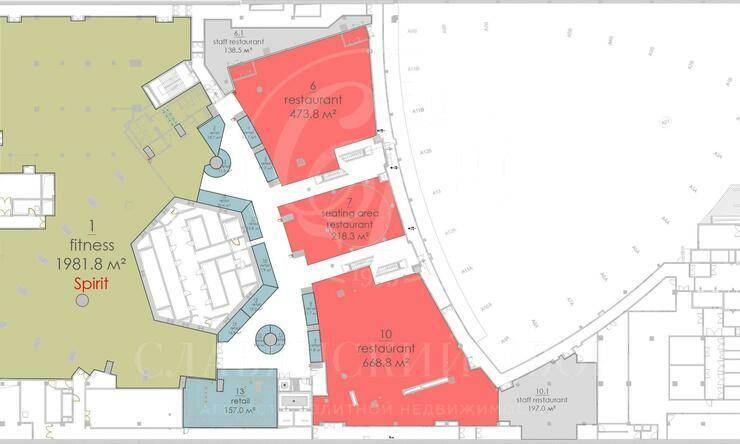 аренда  ЗАО Международная Пресненская наб.