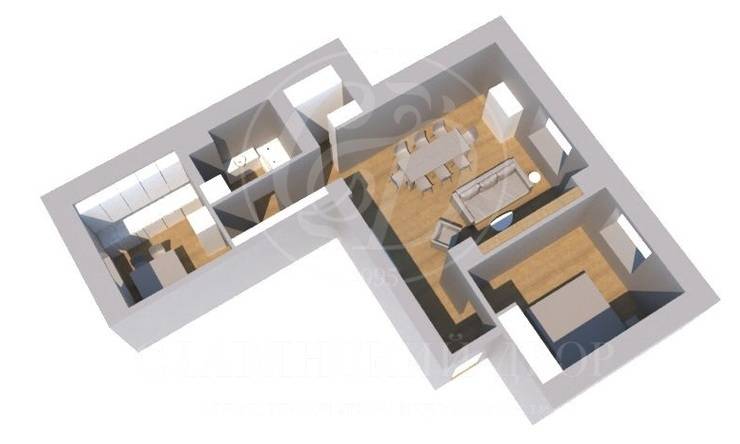 Лот-12528-305894 Аренда квартиры Замоскворечье, Якиманка