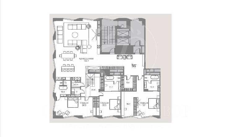 Лот-7422-323778 Продажа квартиры Замоскворечье, Якиманка