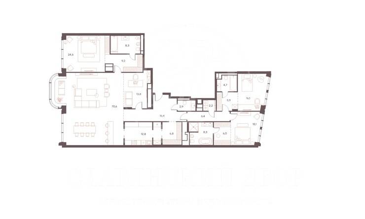 Лот-12933-364735 Продажа квартиры Хамовники, Плющиха