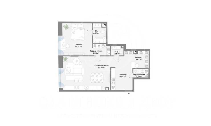 Лот-12940-364936 Продажа квартиры Замоскворечье, Якиманка