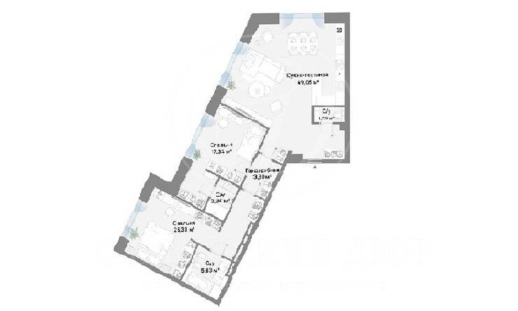 Лот-12941-365047 Продажа квартиры Замоскворечье, Якиманка
