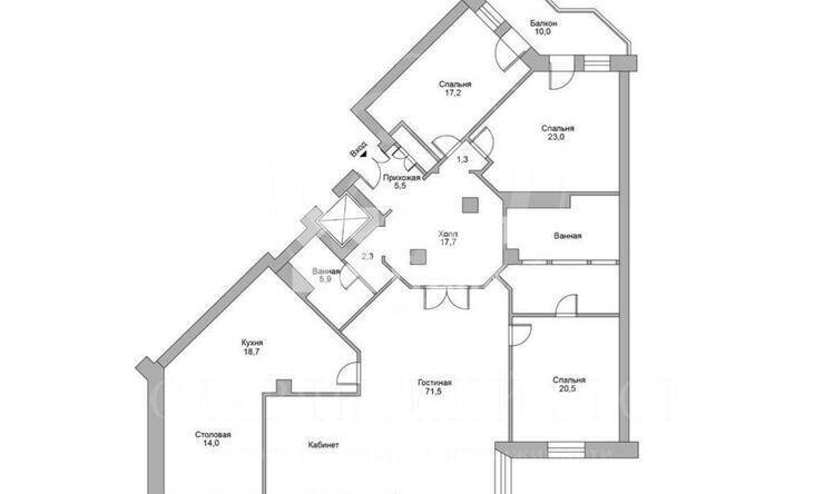 Лот-9686-366529 Продажа квартиры Мосфильмовская