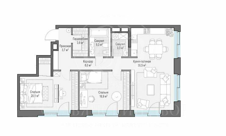 Лот-12994-369325 Продажа квартиры Тверская