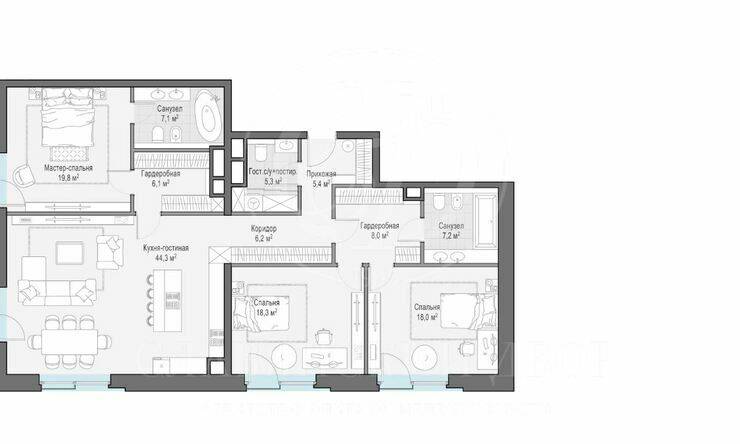 Лот-12996-369356 Продажа квартиры Тверская