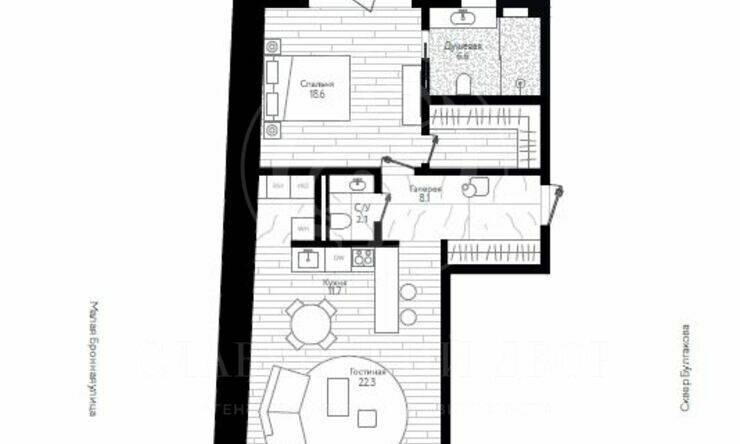 Лот-13004-369600 Продажа квартиры Пресненский