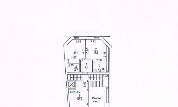 Лот-5863-41067 Аренда квартиры Хамовники, Плющиха