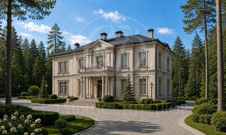 Лот-7165-469541 продажа дома Рублево-Успенское шоссе Ландшафт