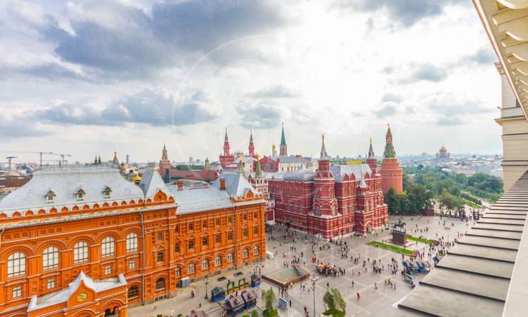 видовой апартамент в Гостинице Москва