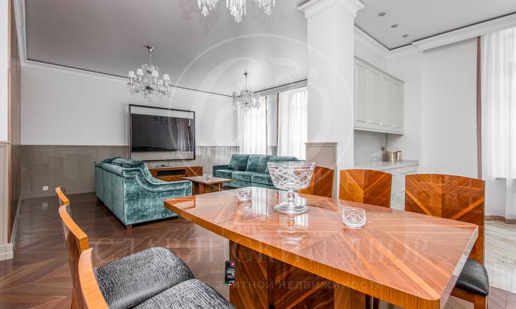 Шикарная трехкомнатная квартира в одном из лучших домов Золотой мили