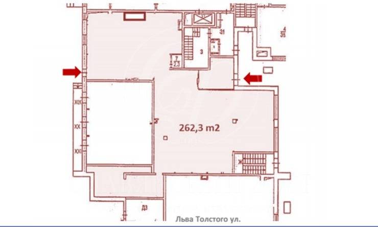 продажа офис, медицинский центр, банковское помещение ЦАО Парк Культуры Льва Толстого